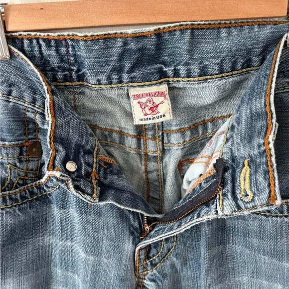 TRUE RELIGION Vintage Low-Rise Boot Cut Jeans Size 31 Archive Y2K Vintage - Picture 7 of 14